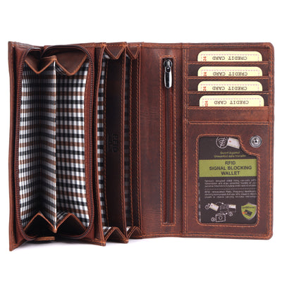 Greenwood Leather Brighton Travel Organiser Wallet - Greenwood Leather