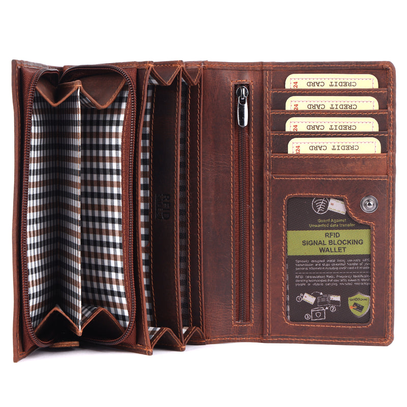 Greenwood Leather Brighton Travel Organiser Wallet - Greenwood Leather