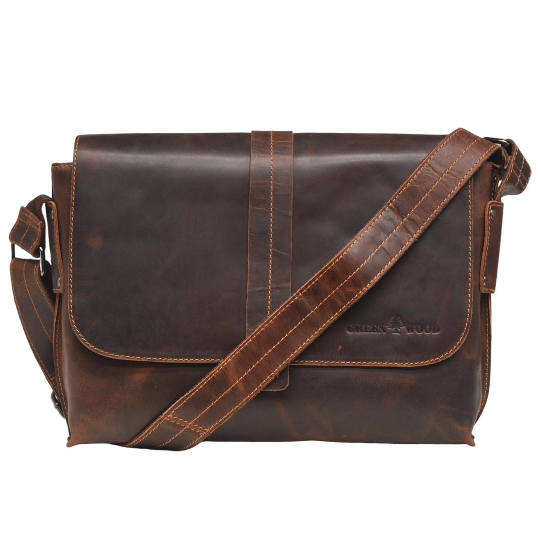 Vintage Messenger Christoph - Sandal - Unisex - Leather Greenwood Bag | The Greenwood Leather Online Shop Australia