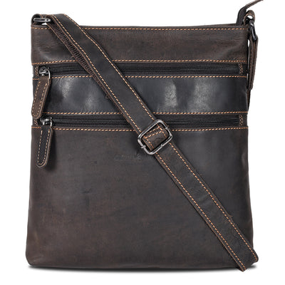 Leather Crossbody Purse - Brown - Leather Greenwood Bag | The Greenwood Leather Online Shop Australia