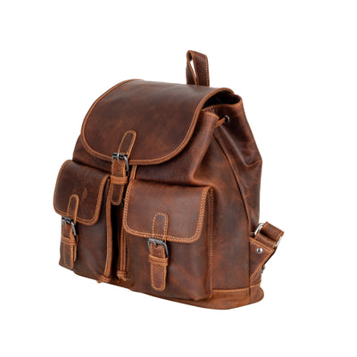The Trailblazer Backpack - Greenwood Leather