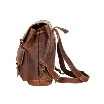 The Trailblazer Backpack - Greenwood Leather