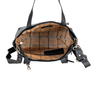 Greenwood Leather “Rowan” Tote Bag – Full-Grain Leather Shoulder & Crossbody
