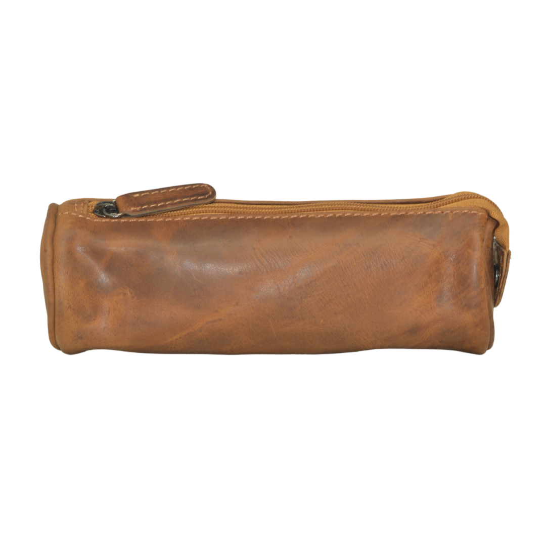 Leather Pen Case Camel - Ava - Leather Greenwood Bag | The Greenwood Leather Online Shop Australia