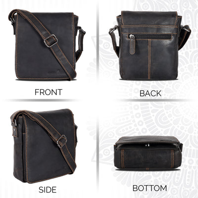Leather Shoulder Bag Luna - Brown - Leather Greenwood Bag | The Greenwood Leather Online Shop Australia