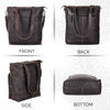 Classic Leather Tote Bag Bunbury Brown - Leather Greenwood Bag | The Greenwood Leather Online Shop Australia