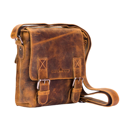 Leather Shoulder Bag Dubbo - Camel - Leather Greenwood Bag | The Greenwood Leather Online Shop Australia