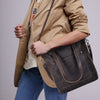 Classic Leather Tote Bag Bunbury Brown - Leather Greenwood Bag | The Greenwood Leather Online Shop Australia