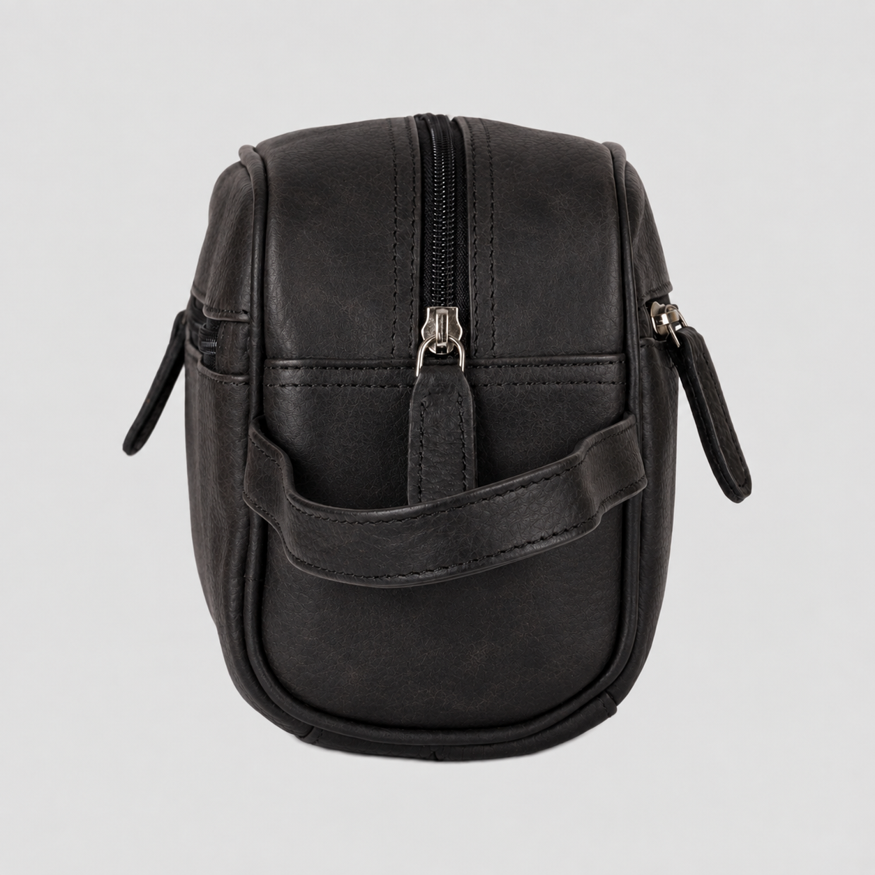 Leather Toiletry Bag Black - Geelong