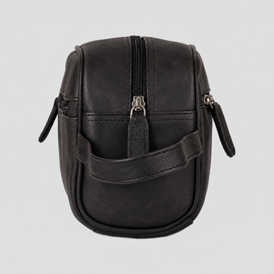 Leather Toiletry Bag Black - Geelong