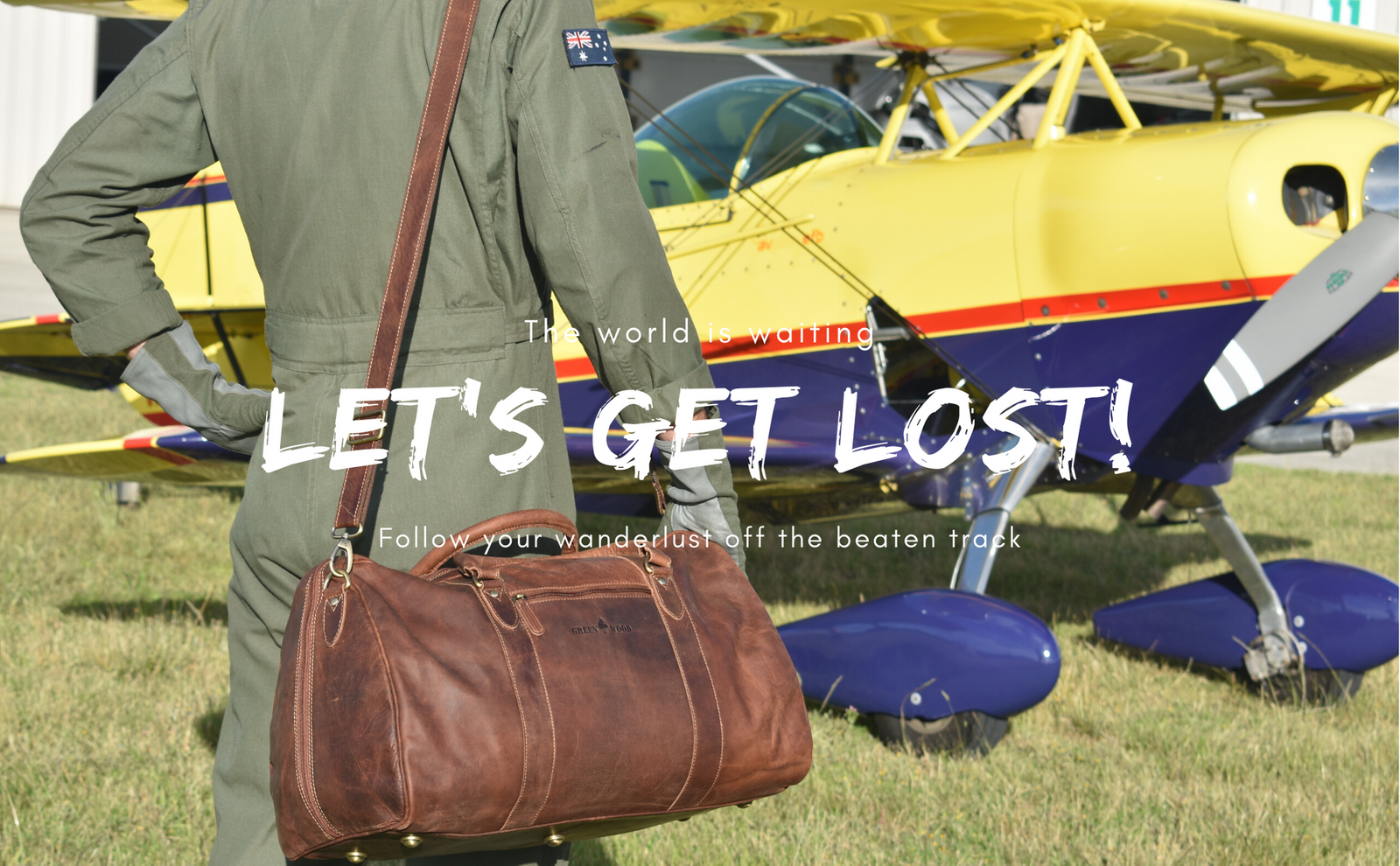 Leather Travel bag Wilson Greenwood Leather Handmade