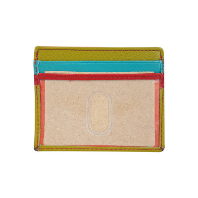 Credit Debit Leather Card Holder Red Multi - Gianna - Leather Greenwood Bag | The Greenwood Leather Online Shop Australia