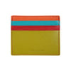 Credit Debit Leather Card Holder Red Multi - Gianna - Leather Greenwood Bag | The Greenwood Leather Online Shop Australia