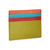 Credit Debit Leather Card Holder Red Multi - Gianna - Leather Greenwood Bag | The Greenwood Leather Online Shop Australia