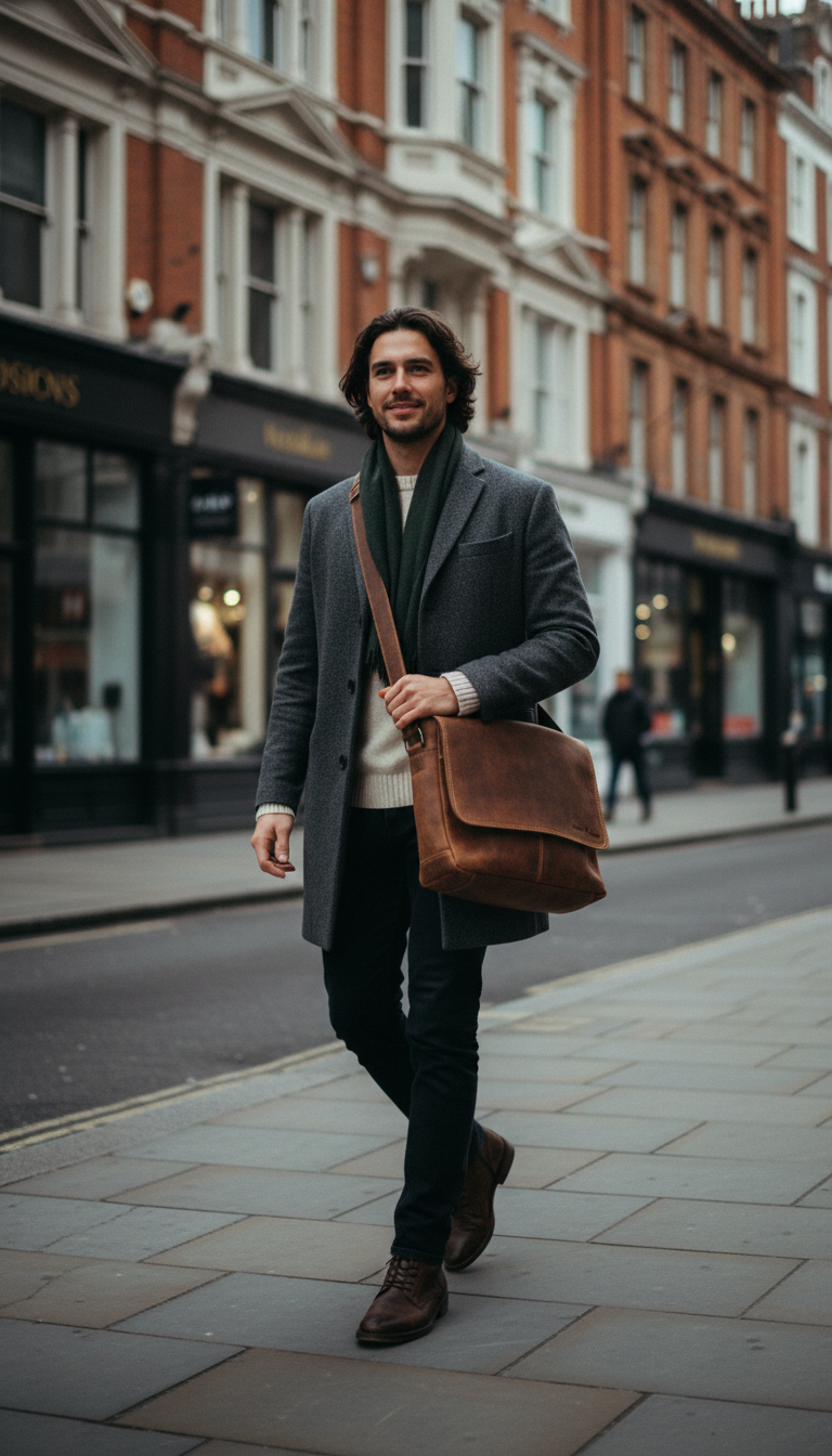 Smart Messenger Steven 13" - Sandal - Leather Greenwood Bag | The Greenwood Leather Online Shop Australia