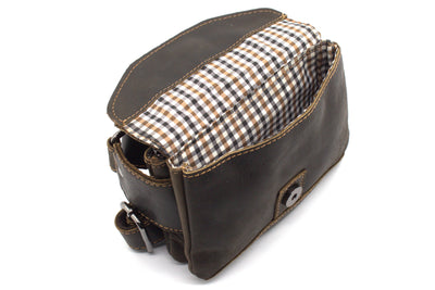 Leather Women Waist Pack Jax - Brown