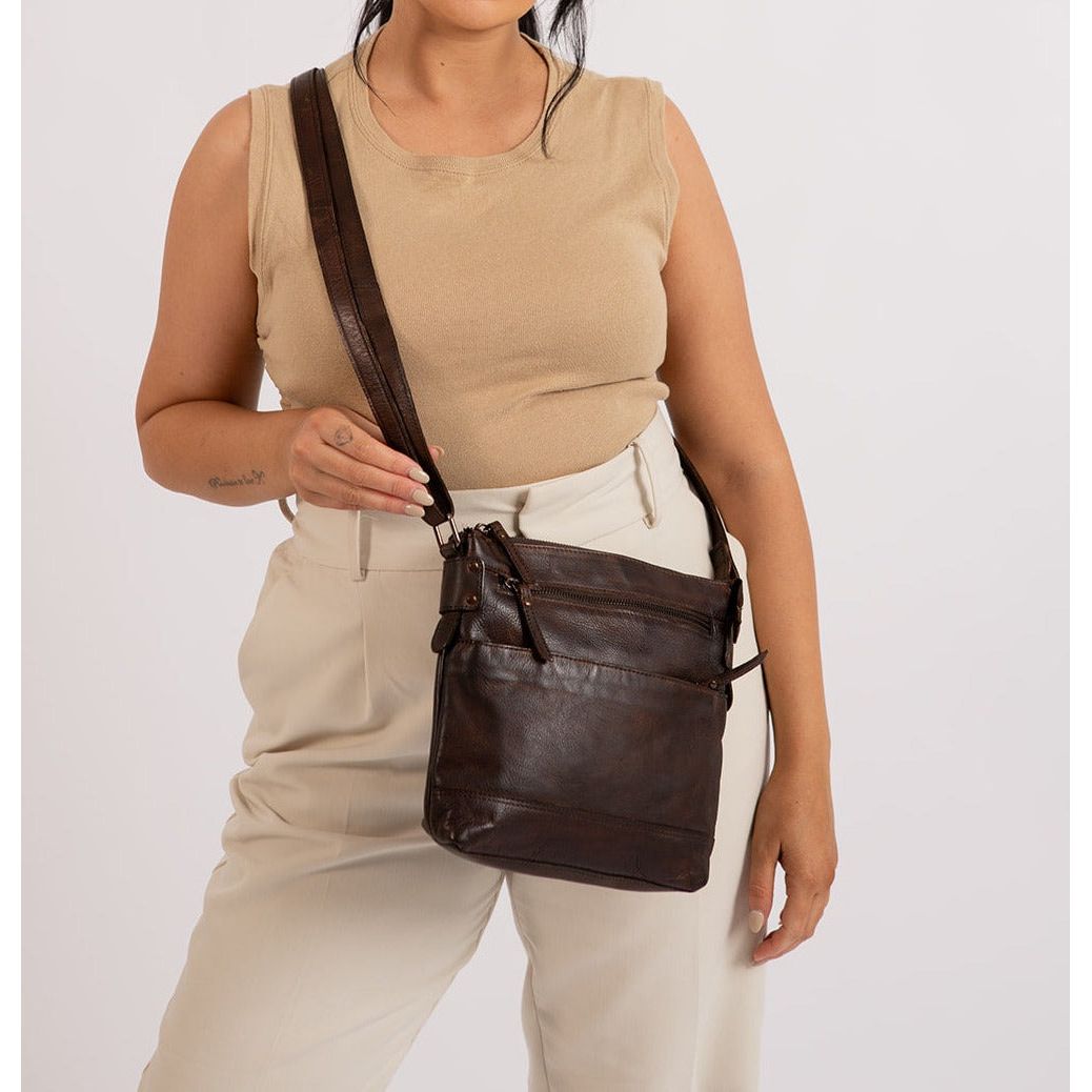 Leather Shoulder Bag Nora