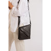 Leather Small Cross Body/sling bag Coruna - Black - Leather Greenwood Bag | The Greenwood Leather Online Shop Australia
