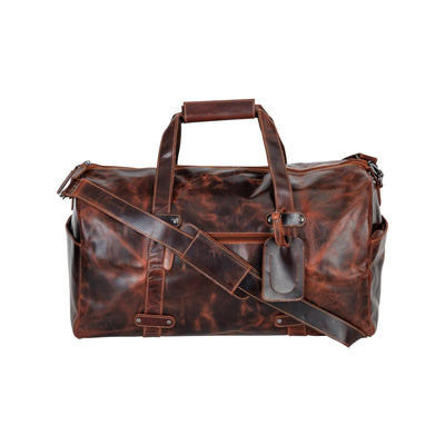 Leather Overnight Duffle Bag Munich - Sandel - Greenwood Leather