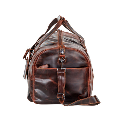 Leather Overnight Duffle Bag Munich - Sandel - Greenwood Leather