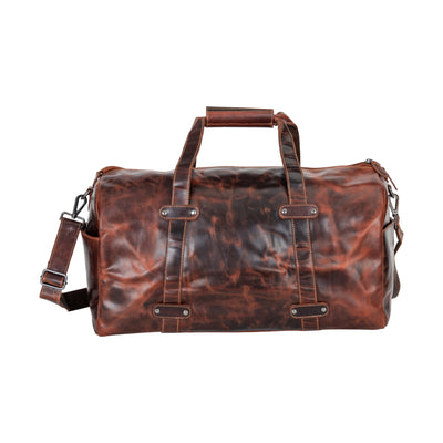 Leather Overnight Duffle Bag Munich - Sandel - Greenwood Leather