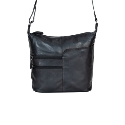 Greenwood Leather Shoulder bag Bianca - Black - Greenwood Leather