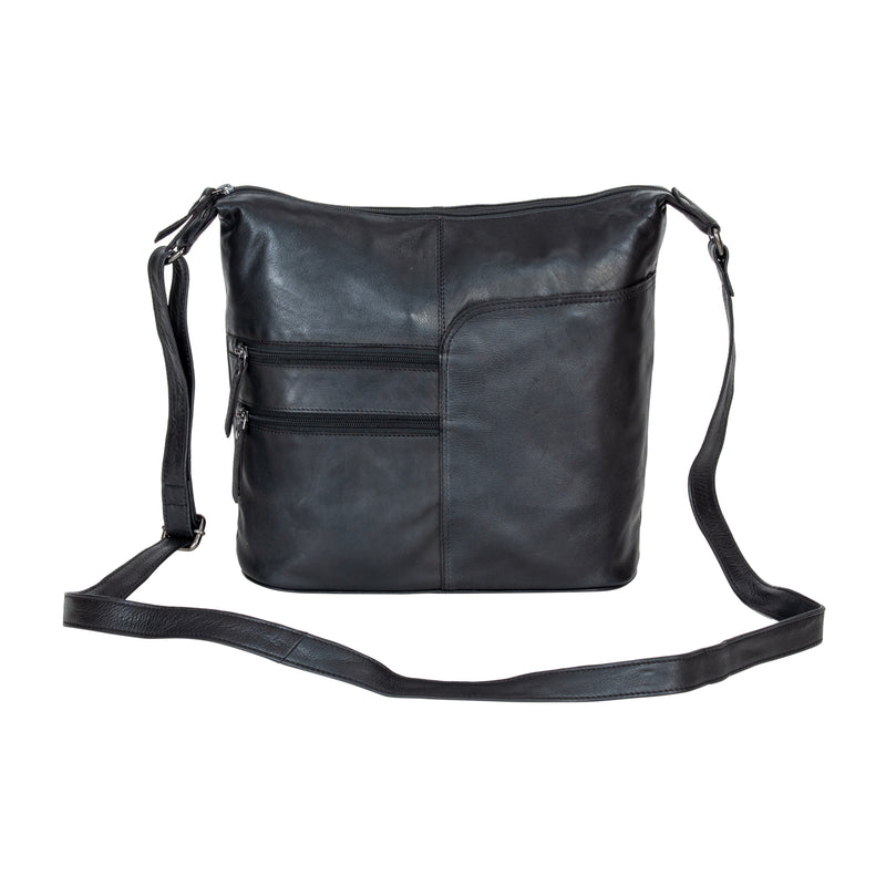 Greenwood Leather Shoulder bag Bianca - Black - Greenwood Leather