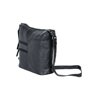 Greenwood Leather Shoulder bag Bianca - Black - Greenwood Leather