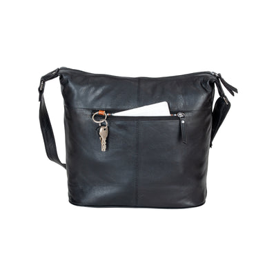 Greenwood Leather Shoulder bag Bianca - Black - Greenwood Leather