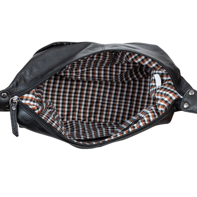 Greenwood Leather Shoulder bag Bianca - Black - Greenwood Leather