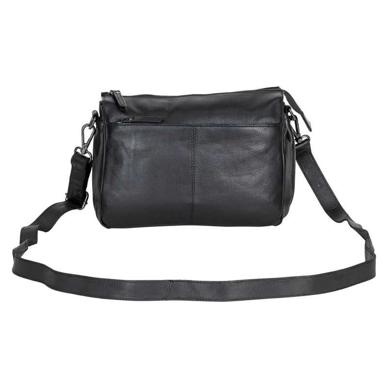 Greenwood Leather Shoulder Bag June Black - Greenwood Leather