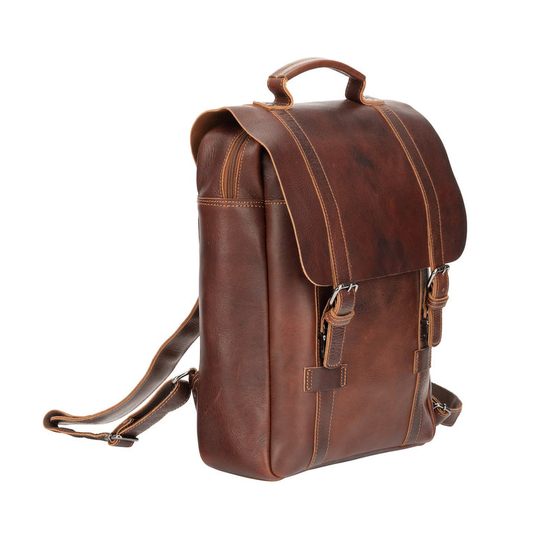 Leather Laptop Backpack Melbourne Black - Leather Greenwood Bag | The Greenwood Leather Online Shop Australia