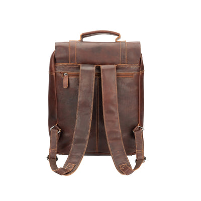 Leather Laptop Backpack Melbourne Black - Leather Greenwood Bag | The Greenwood Leather Online Shop Australia