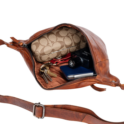 Womens Leather Bum Bag - Lina - Leather Greenwood Bag | The Greenwood Leather Online Shop Australia