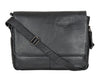 Smart Messenger Steven 13" - Black - Leather Greenwood Bag | The Greenwood Leather Online Shop Australia
