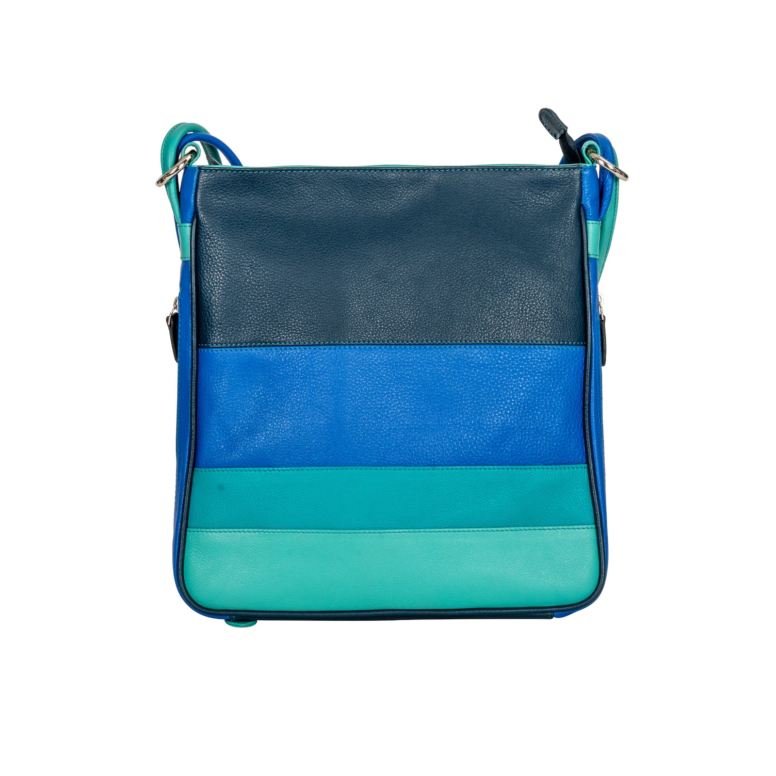 Leather Multicolor Backpack Mae - Blue - Leather Greenwood Bag | The Greenwood Leather Online Shop Australia