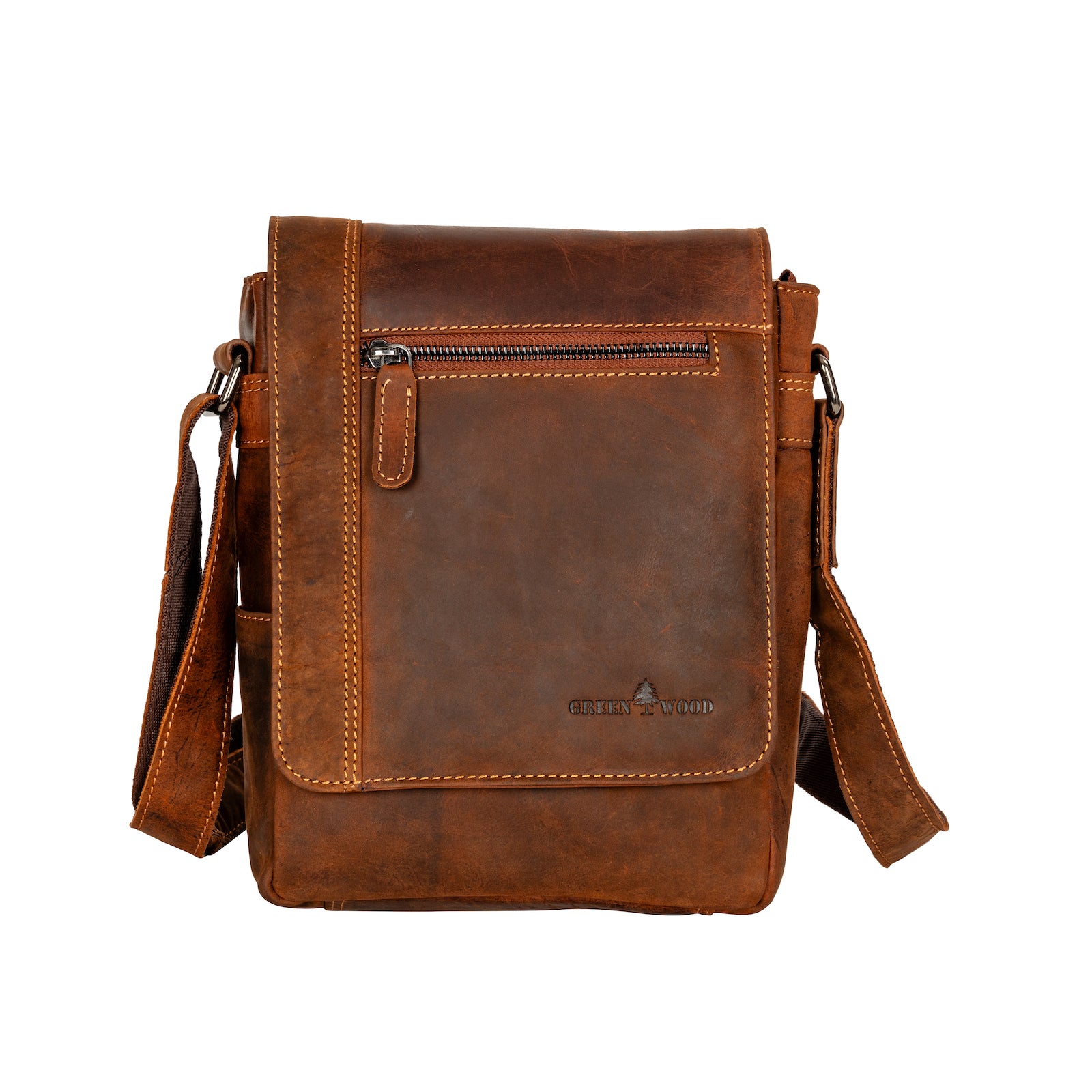 Mini-Messenger Henry - Sandel - Unisex - Leather Greenwood Bag | The Greenwood Leather Online Shop Australia