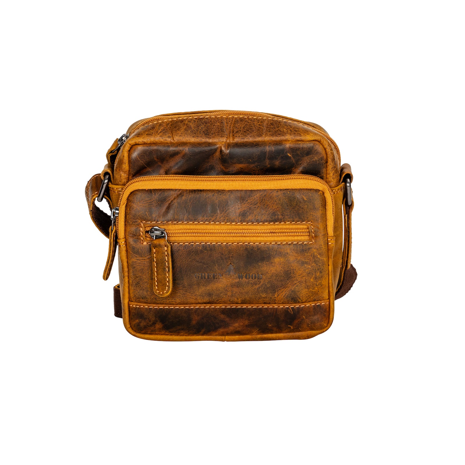 Leather Shoulder Bag Oliver- Camel - Leather Greenwood Bag | The Greenwood Leather Online Shop Australia