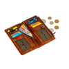 Greenwood “Elora” Long Leather Purse – Cognac