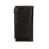Greenwood “Elora” Long Leather Purse – Brown