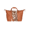 Outback Hair-On Duffle – Tan Leather & Cowhide Travel Bag