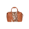 Outback Hair-On Duffle – Tan Leather & Cowhide Travel Bag