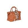 Outback Hair-On Duffle – Tan Leather & Cowhide Travel Bag