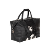 Sable Hair-On Duffle – Black Leather & Cowhide Weekender