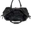 Sable Hair-On Duffle – Black Leather & Cowhide Weekender