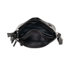 Classic Black Crossbody Leather Bag – Soft Pebbled Leather