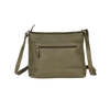 Willow Leather Crossbody Bag – Olive Green