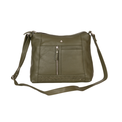 Elegant Leather Crossbody Bag – Stylish & Functional