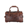 Greenwood “Pathfinder” Leather Wheeled Duffel – Vintage Sandel Travel Trolley - Greenwood Leather