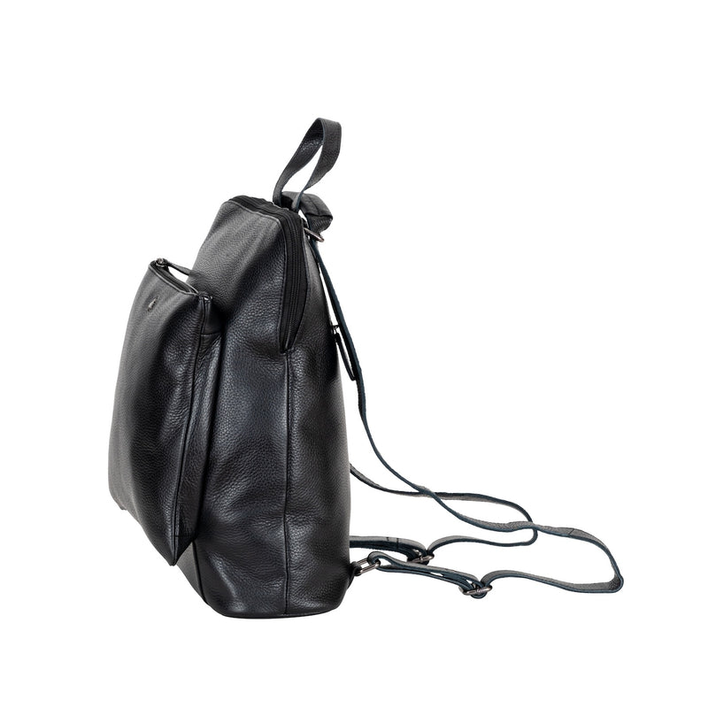 CitySmart Duo – Convertible Leather Backpack & Shoulder Bag